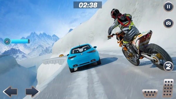 山地自行車雪地摩托賽 v2.3 安卓版 2