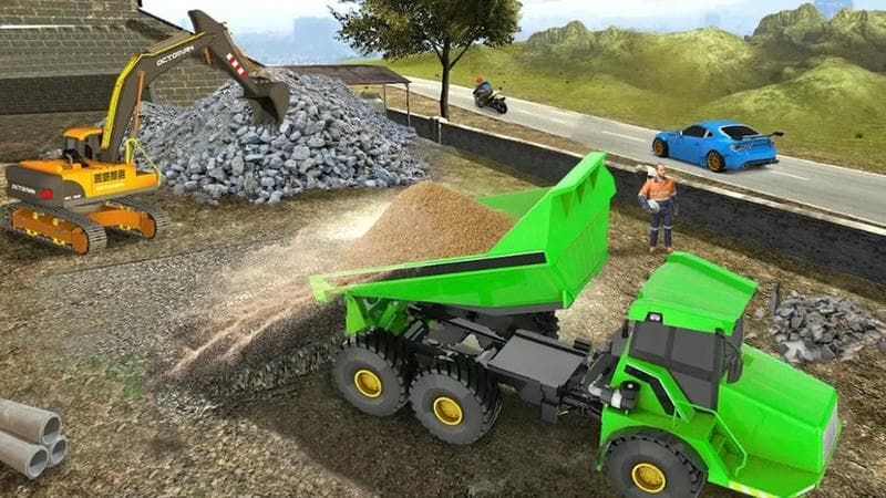 挖掘機(jī)卡車 v1.0 安卓版 2