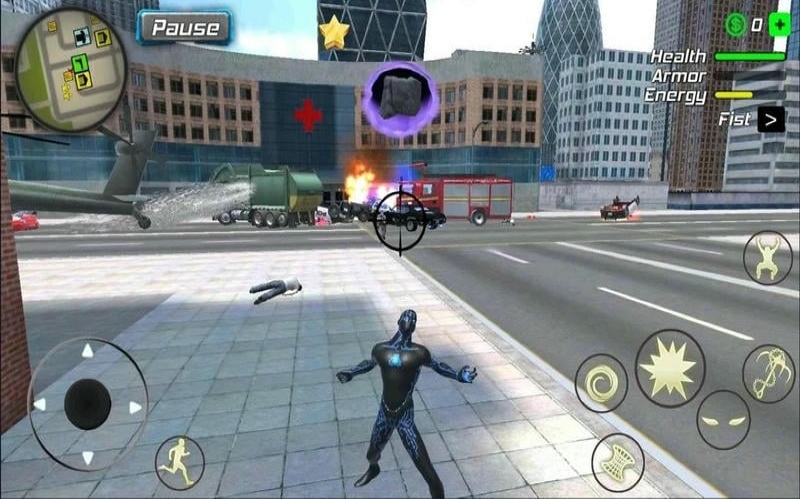 黑洞超級(jí)英雄戰(zhàn)斗機(jī)游戲(black hole superhero fighter) v1.6.8 安卓版 1