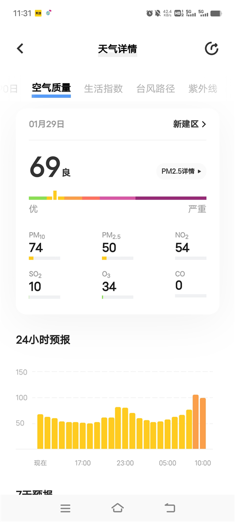 vivo手機自帶天氣軟件 v8.2.3.02安卓最新版 2