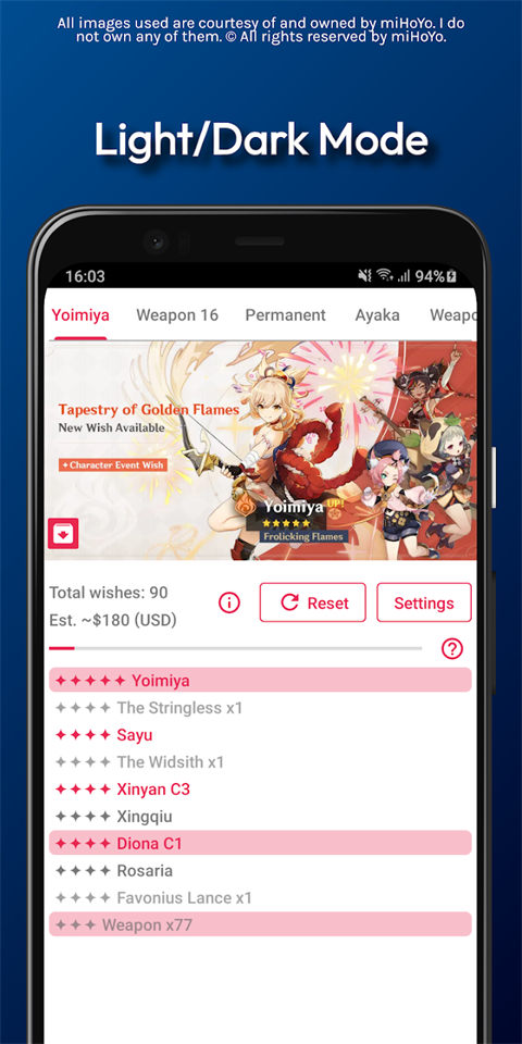 原神抽卡模擬器手機版(Genshin Wish Simulator)3