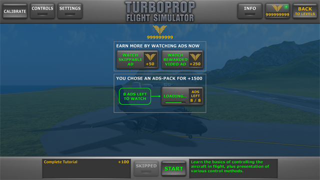 渦輪螺旋槳飛行模擬器無限金幣版 v1.33.1 安卓版 2