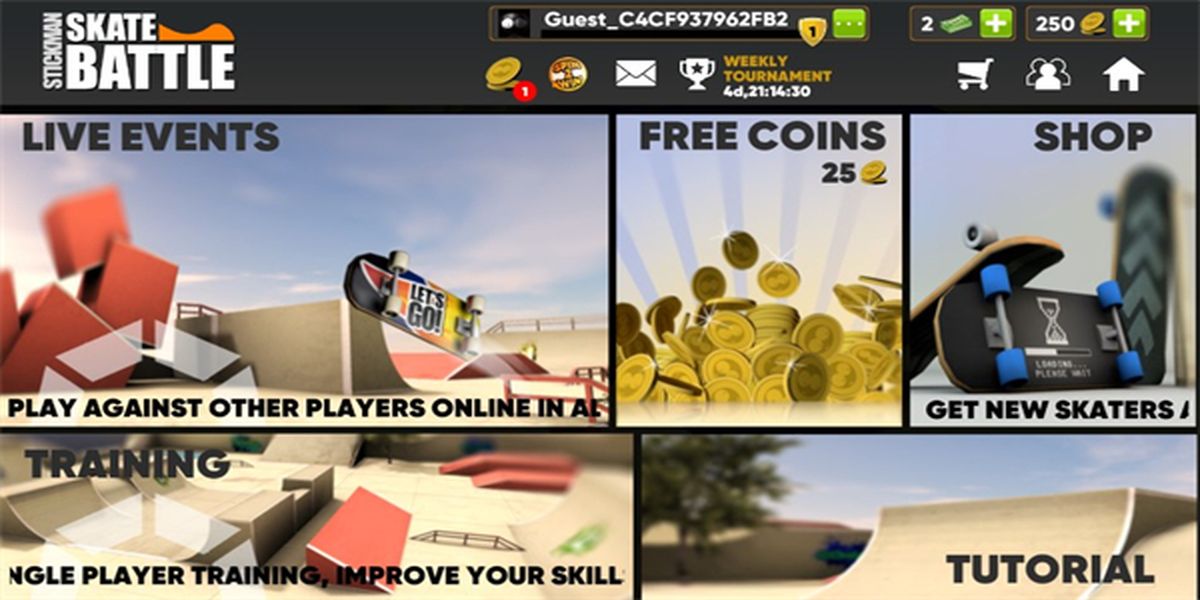 火柴人滑板對決 v2.3.4 3