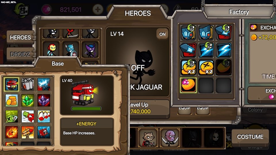 英雄戰(zhàn)爭超級火柴人無限金幣鉆石 v1.1.0 1